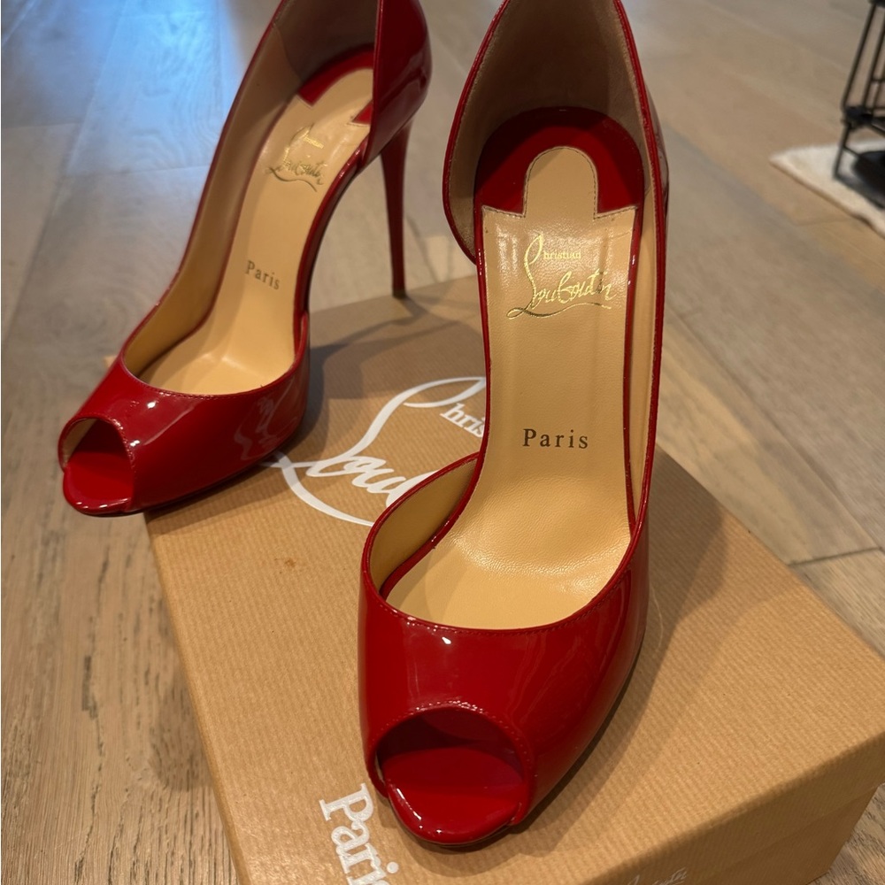 Christian Louboutin Demi You Red Stiletto Heels